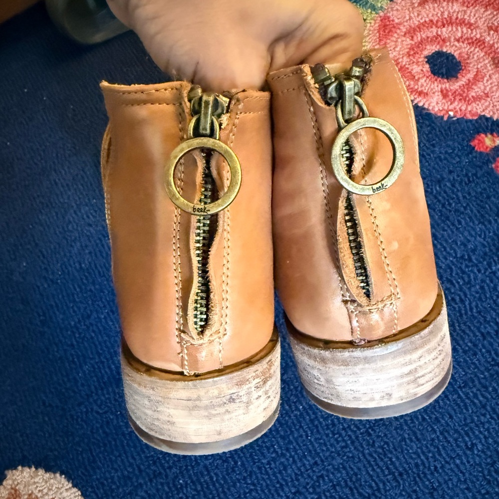 Beek Falcon Booties in Cognac - Picture 5 of 9